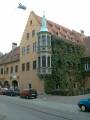 [The former Hoechstetter house, 1507, now part of the Seniorat (administrative) building of the Fuggerei, Augsburg]